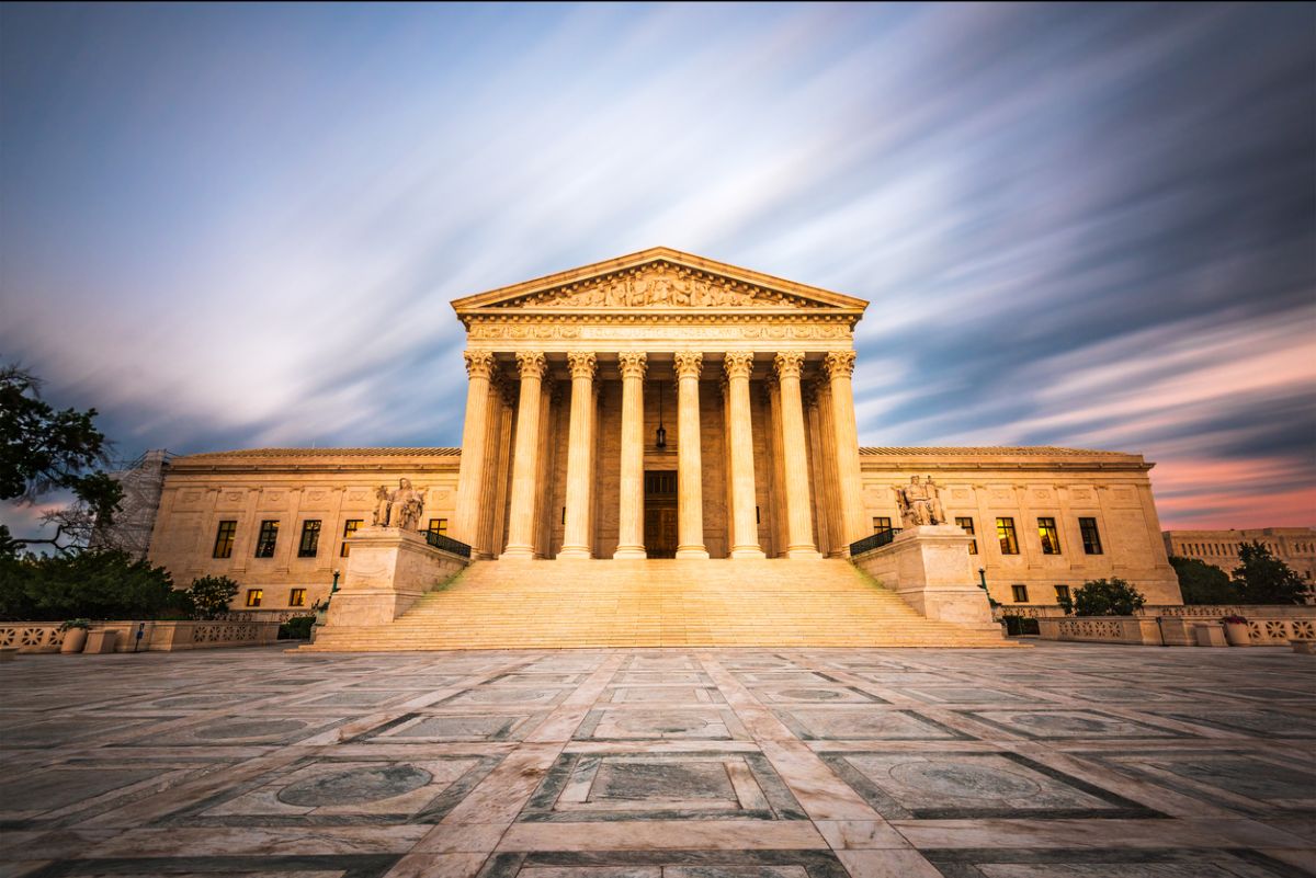 Photo of the Supreme Court building in Washington, DC